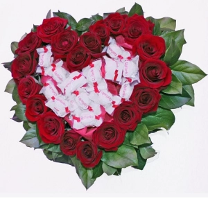 Сердце с Raffaello